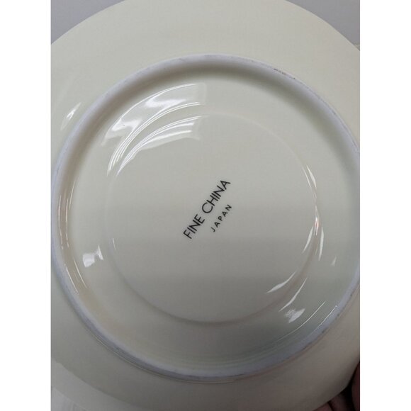 Porcelain Saucer Plates Set 5 "A Season Of Wonder" Christmas Holly Design - Picture 6 of 6